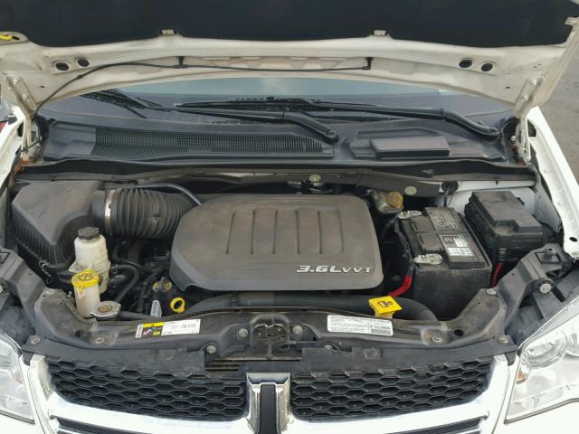 2C4RDGCG7DR576208 - 2013 DODGE GRAND CARA WHITE photo 7