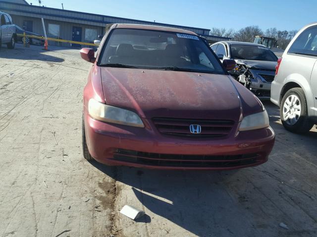 1HGCG16521A007868 - 2001 HONDA ACCORD EX MAROON photo 9