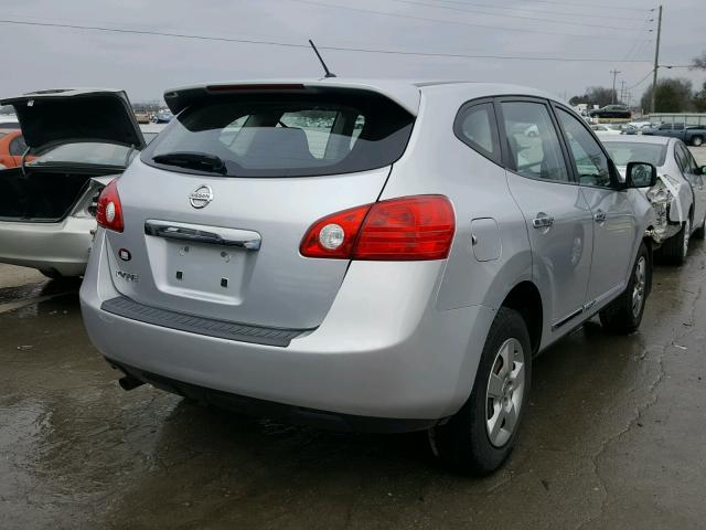 JN8AS5MTXBW176123 - 2011 NISSAN ROGUE S SILVER photo 4