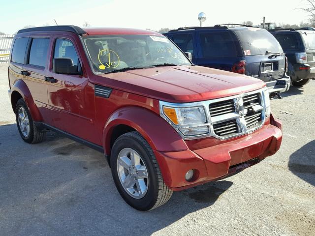 1D8GU58K07W678925 - 2007 DODGE NITRO SLT RED photo 1