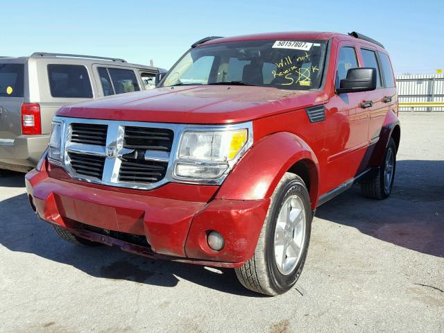 1D8GU58K07W678925 - 2007 DODGE NITRO SLT RED photo 2