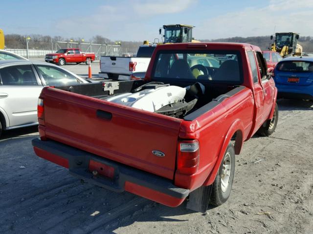 1FTYR14E51PB74854 - 2001 FORD RANGER SUP RED photo 4