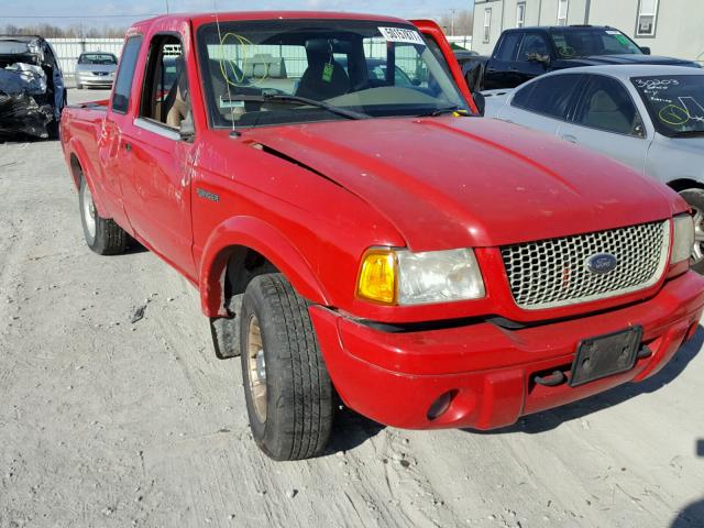 1FTYR14E51PB74854 - 2001 FORD RANGER SUP RED photo 9