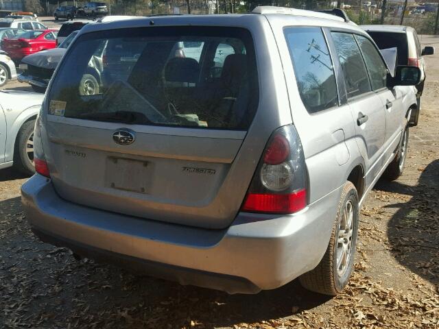 JF1SG66608H724731 - 2008 SUBARU FORESTER S 银色 照片 4