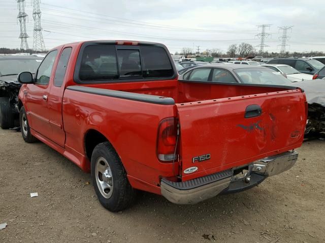 1FTZX1722YNA59615 - 2000 FORD F150 RED photo 3