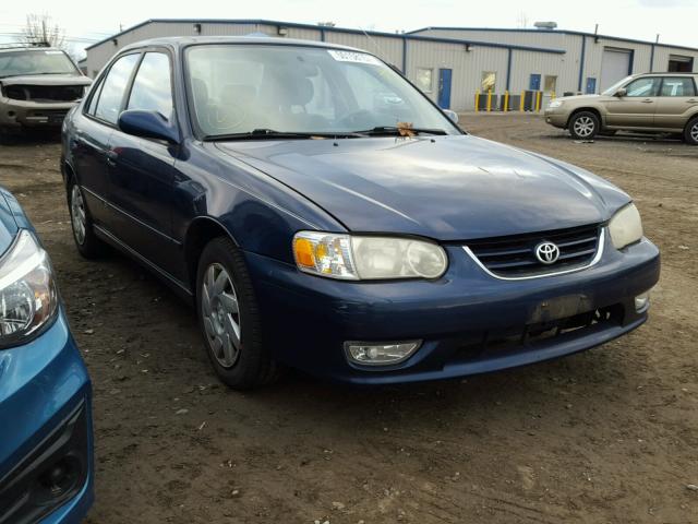 2T1BR12E91C456616 - 2001 TOYOTA COROLLA CE BLUE photo 1