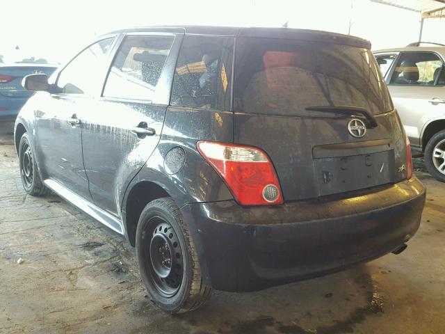 JTKKT624360143982 - 2006 TOYOTA SCION XA BLACK photo 3