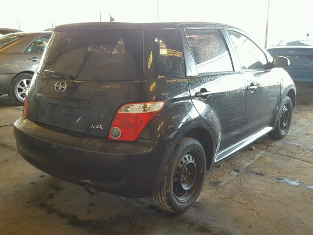 JTKKT624360143982 - 2006 TOYOTA SCION XA BLACK photo 4