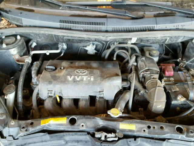 JTKKT624360143982 - 2006 TOYOTA SCION XA BLACK photo 7