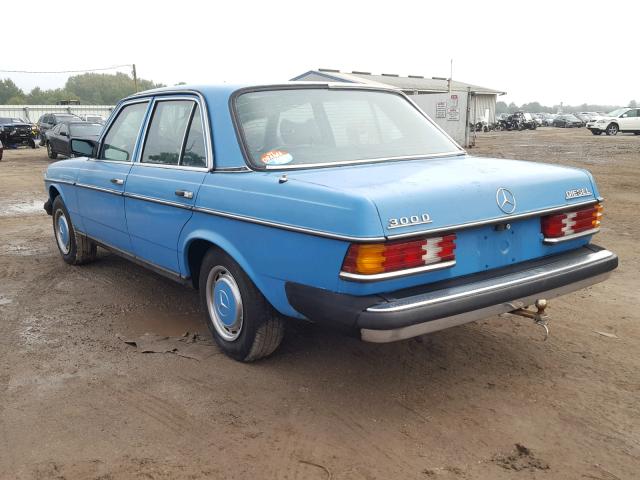 12313012050203 - 1977 MERCEDES-BENZ 300D BLUE photo 3