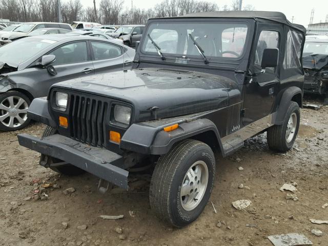 1J4FY19P8SP284071 - 1995 JEEP WRANGLER / BLACK photo 2