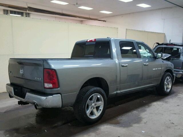 1C6RD7LT4CS345929 - 2012 DODGE RAM 1500 S GRAY photo 4