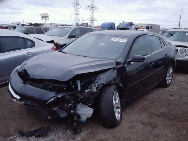 1G11C5SL9EF241620 - 2014 CHEVROLET MALIBU 1LT BLACK photo 2