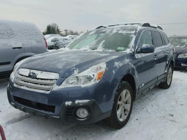 4S4BRBDC4E3319157 - 2014 SUBARU OUTBACK 2. BLUE photo 2