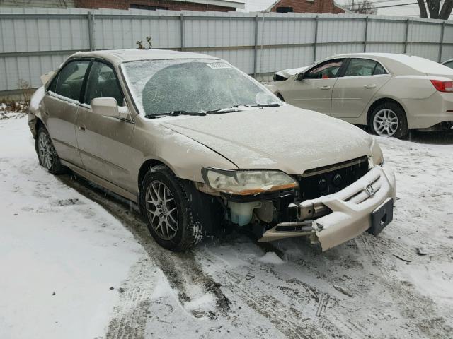 1HGCG16561A000857 - 2001 HONDA ACCORD EX GOLD photo 1