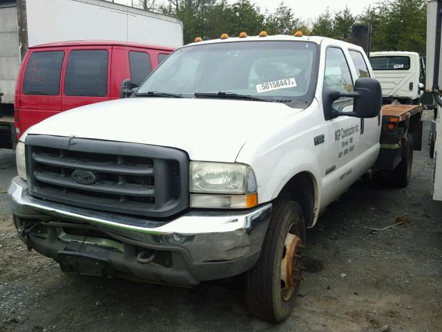 1FDAW57P74EC91006 - 2004 FORD F550 SUPER WHITE photo 2