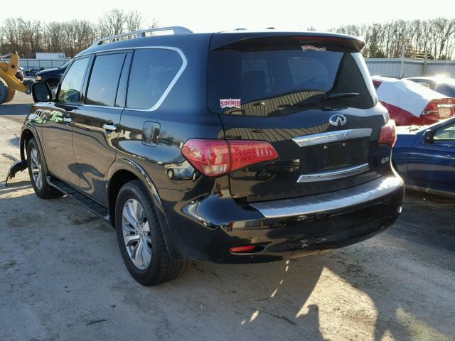 JN8AZ2NE5F9082911 - 2015 INFINITI QX80 BLACK photo 3