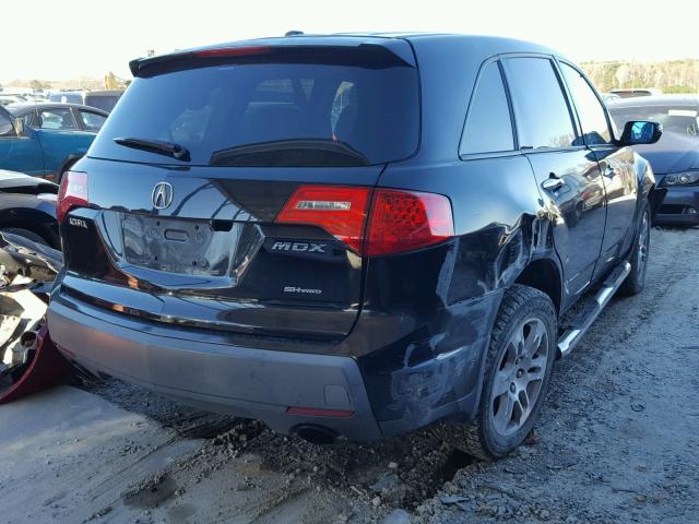 2HNYD28337H511316 - 2007 ACURA MDX TECHNO BLACK photo 4