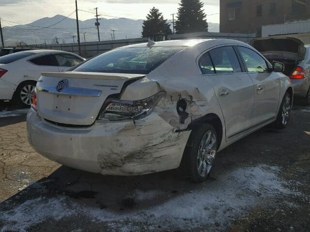 1G4GC5ED0BF115059 - 2011 BUICK LACROSSE C WHITE photo 4