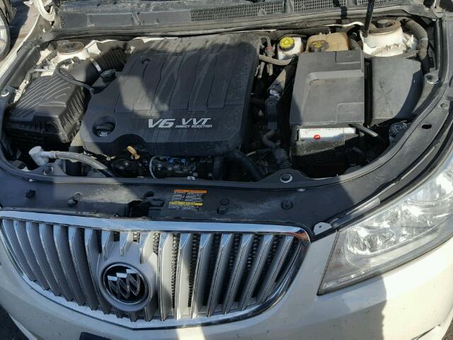 1G4GC5ED0BF115059 - 2011 BUICK LACROSSE C WHITE photo 7