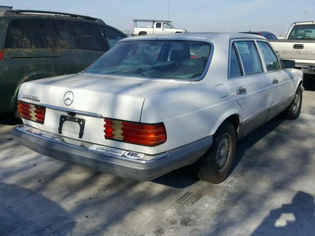 WDBCA37D4FA177575 - 1985 MERCEDES-BENZ 500 SEL WHITE photo 4