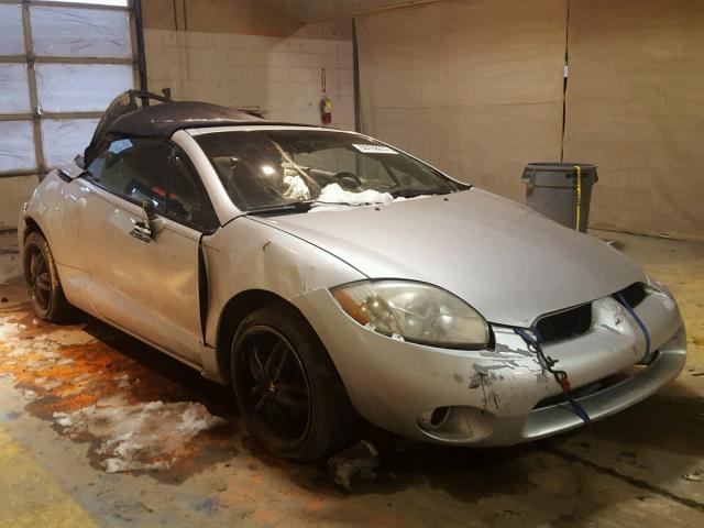 4A3AL25F68E024805 - 2008 MITSUBISHI ECLIPSE SP SILVER photo 1