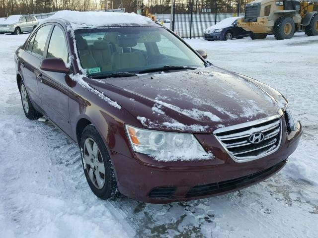 5NPET46C39H411074 - 2009 HYUNDAI SONATA GLS RED photo 1