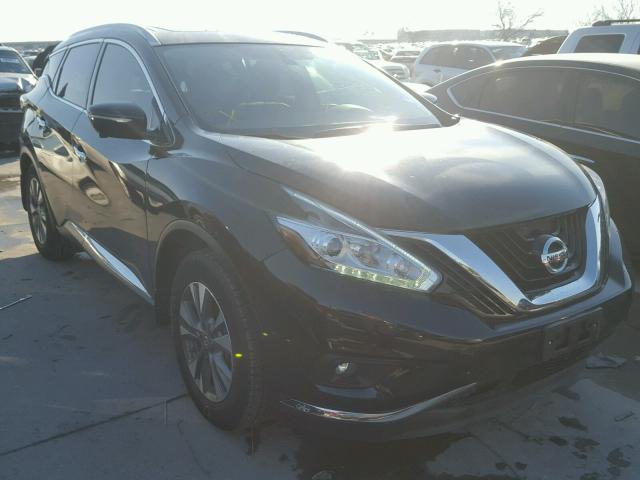 5N1AZ2MGXFN266582 - 2015 NISSAN MURANO S BLACK photo 1