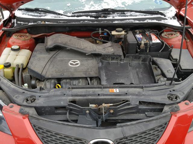 JM1BK12F441169612 - 2004 MAZDA 3 I RED photo 7