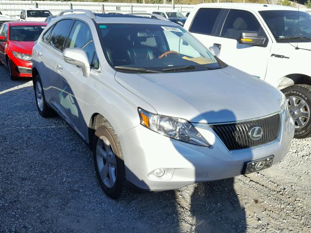 2T2BK1BA4BC101609 - 2011 LEXUS RX 350 SILVER photo 1