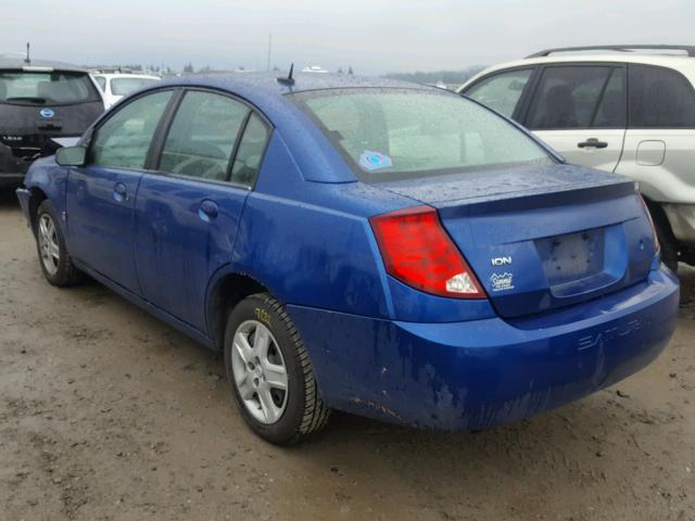 1G8AZ55F66Z159222 - 2006 SATURN ION LEVEL BLUE photo 3