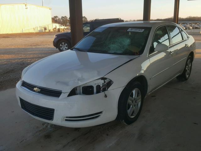 2G1WB58KX69361637 - 2006 CHEVROLET IMPALA LS WHITE photo 2