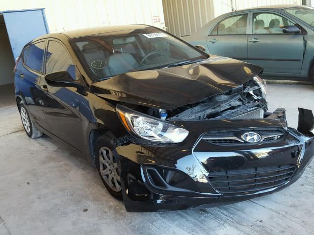 KMHCT5AE3CU040397 - 2012 HYUNDAI ACCENT GLS BLACK photo 1