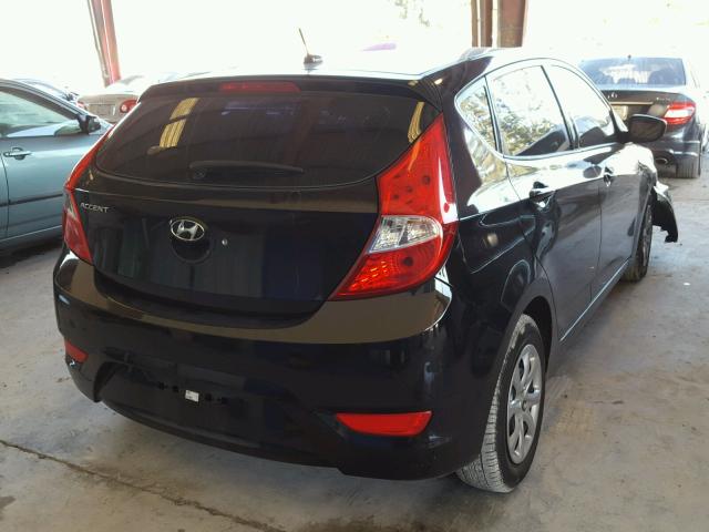 KMHCT5AE3CU040397 - 2012 HYUNDAI ACCENT GLS BLACK photo 4