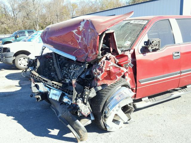 1FTRW12W07KC41326 - 2007 FORD F150 SUPER RED photo 9