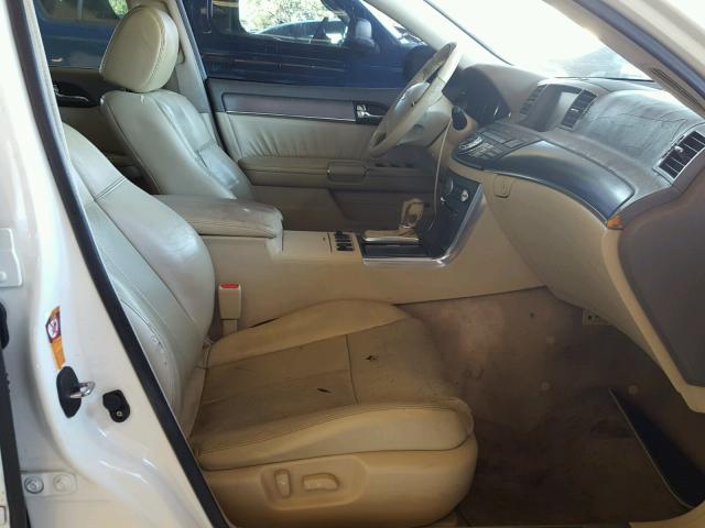 JNKAY01F76M256992 - 2006 INFINITI M35 BASE WHITE photo 5