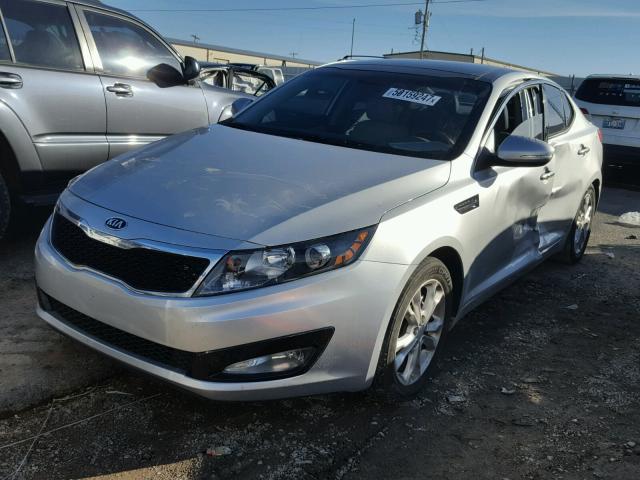 5XXGN4A74DG222659 - 2013 KIA OPTIMA EX SILVER photo 2