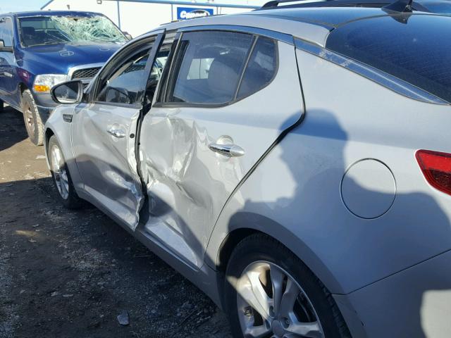 5XXGN4A74DG222659 - 2013 KIA OPTIMA EX SILVER photo 9