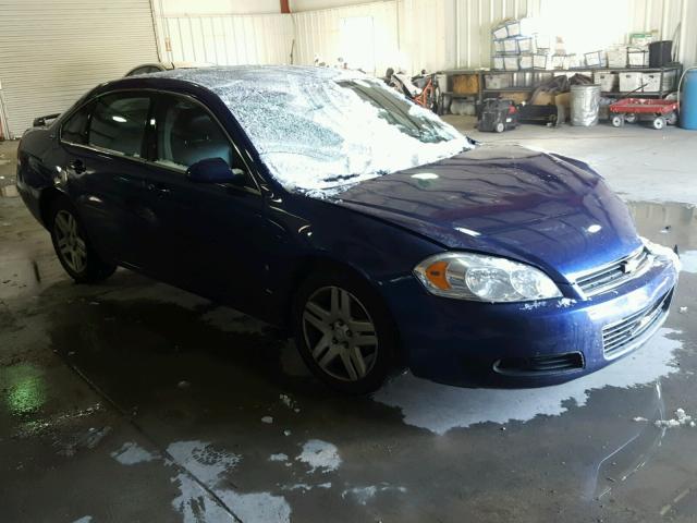 2G1WC5BR279331382 - 2007 CHEVROLET IMPALA LT BLUE photo 1