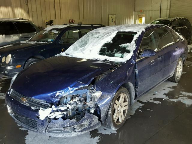 2G1WC5BR279331382 - 2007 CHEVROLET IMPALA LT BLUE photo 2