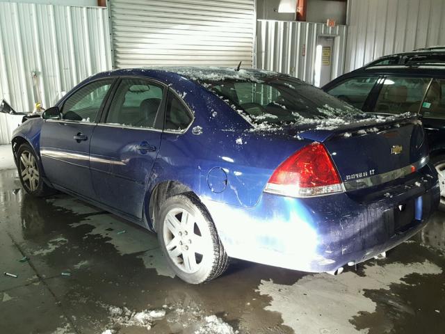 2G1WC5BR279331382 - 2007 CHEVROLET IMPALA LT BLUE photo 3