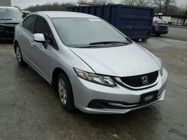 19XFB2F55DE063028 - 2013 HONDA CIVIC LX GRAY photo 1