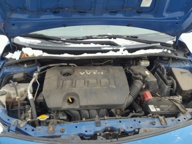 1NXBU40E89Z150214 - 2009 TOYOTA COROLLA BA BLUE photo 7