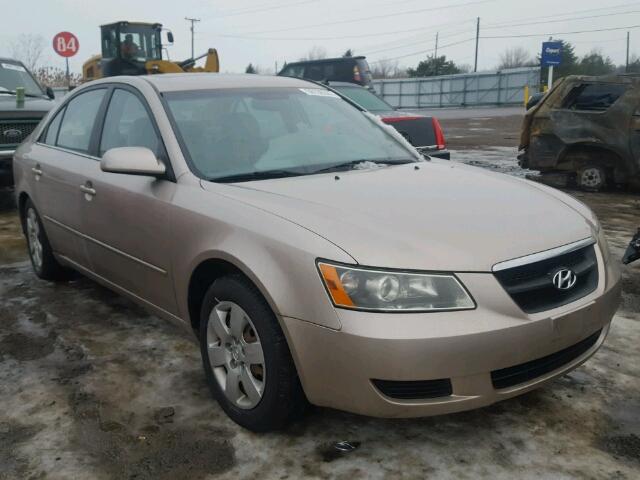 5NPET46C57H271252 - 2007 HYUNDAI SONATA GLS BEIGE photo 1