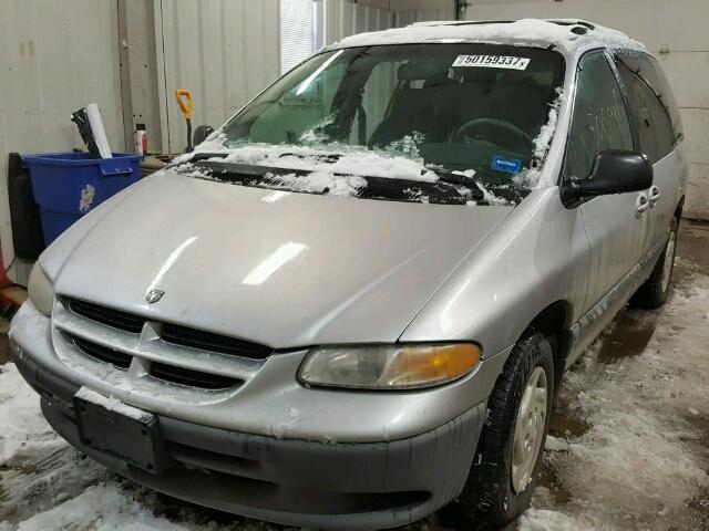 2B4GP45R2YR706183 - 2000 DODGE CARAVAN SE SILVER photo 2