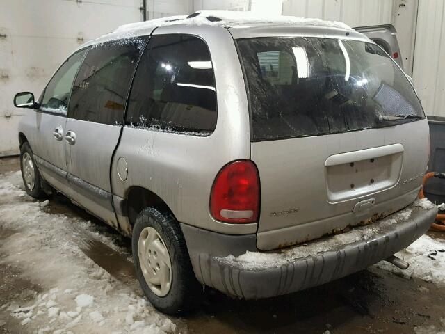 2B4GP45R2YR706183 - 2000 DODGE CARAVAN SE SILVER photo 3