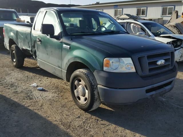 1FTPF12V37NA59889 - 2007 FORD F150 GREEN photo 1