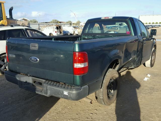 1FTPF12V37NA59889 - 2007 FORD F150 GREEN photo 4