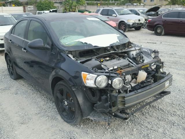 1G1JE5SH6D4232258 - 2013 CHEVROLET SONIC LTZ BLACK photo 1