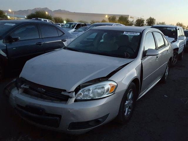 2G1WG5EK9B1248468 - 2011 CHEVROLET IMPALA LT TAN photo 2